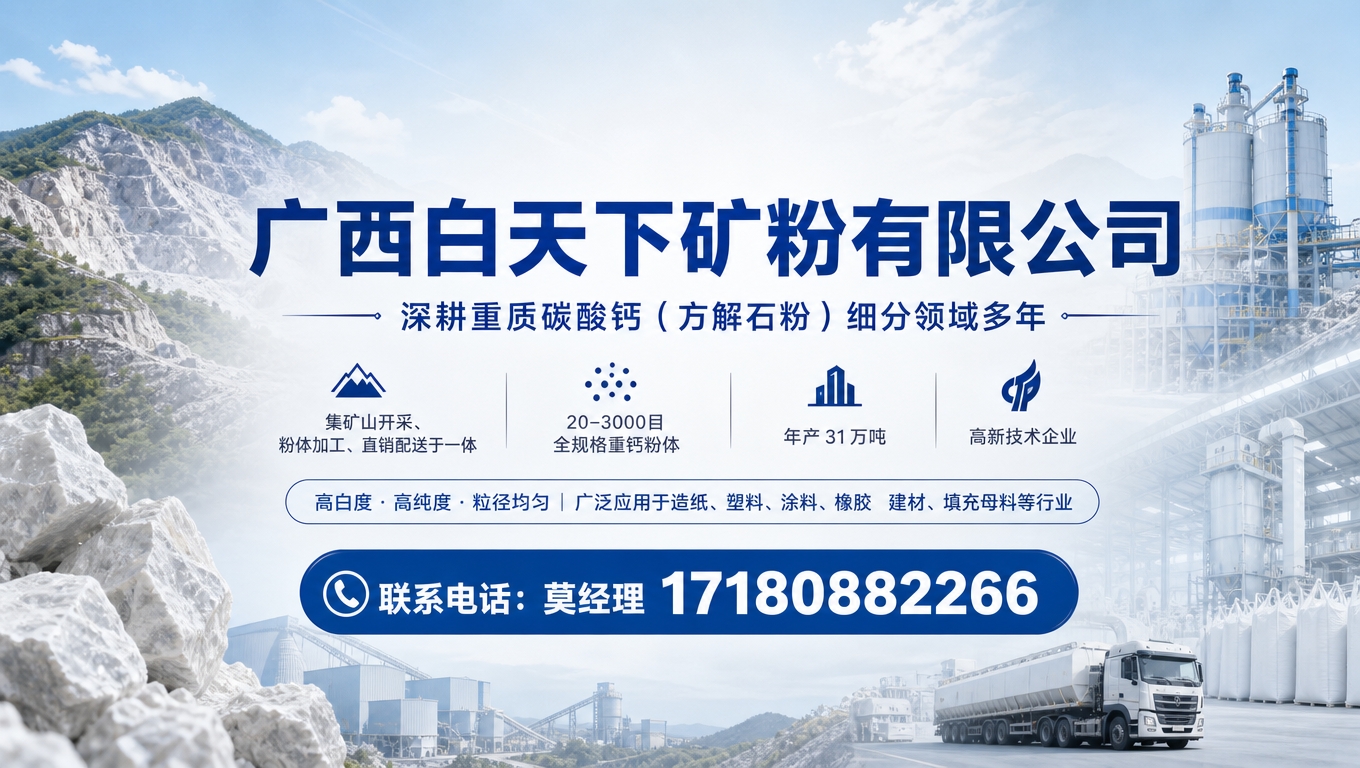 2026年广西大理石粉、高白石粉厂商指南：聚焦粉体核心指标，解析多家广西矿粉企业的差异化优势