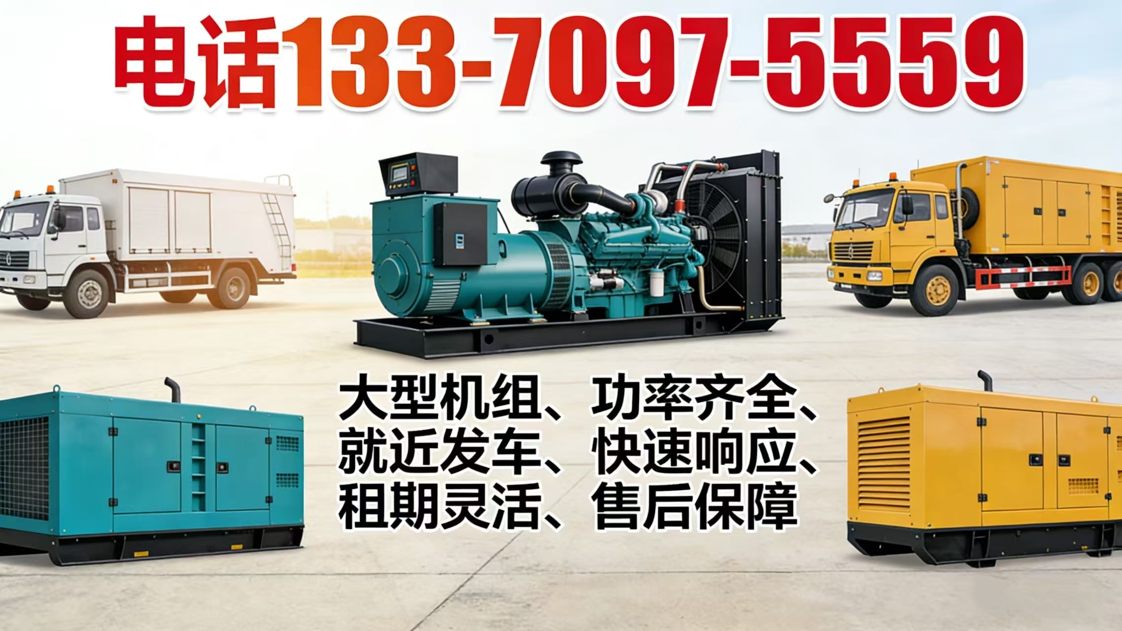2026年耐用的柴油发电机出租/55小时发电机租赁源头厂家哪家好