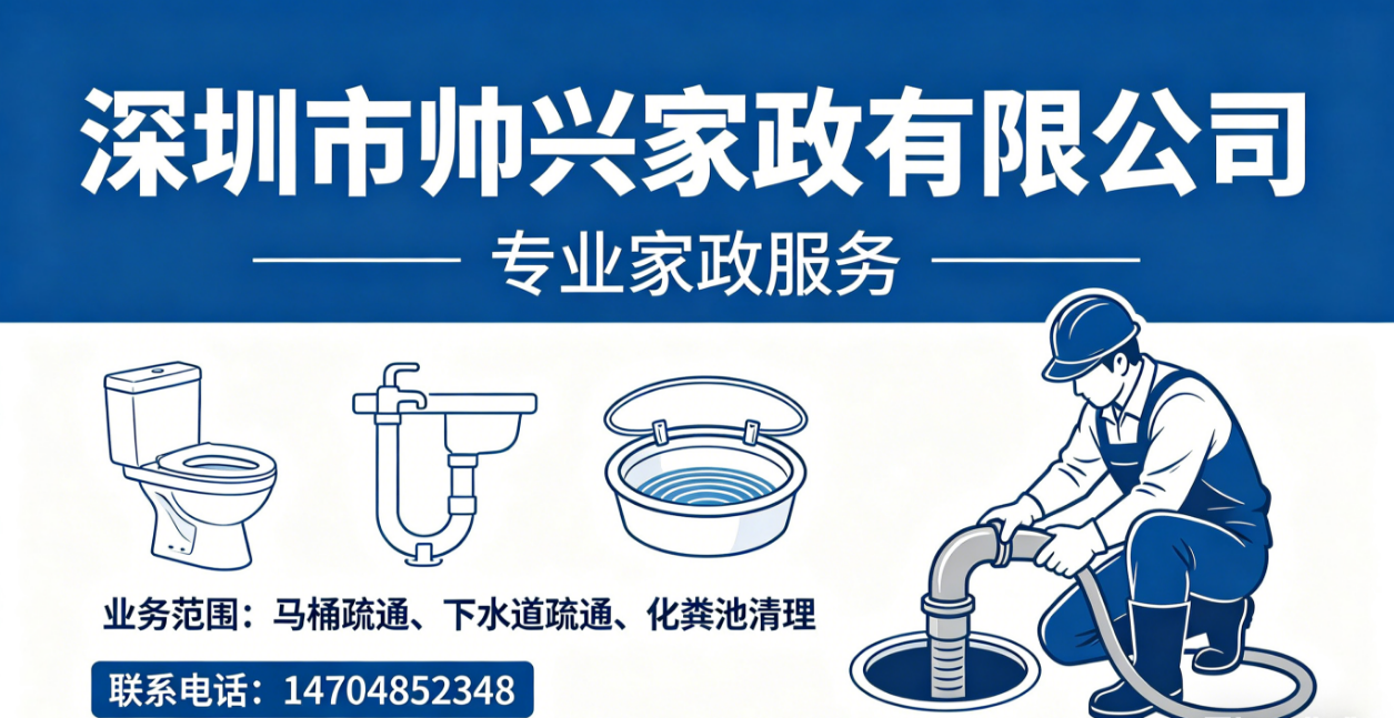 2026优选:坪山区马桶疏通/浴缸疏通公司口碑TOP榜单